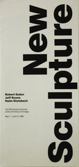 NEW SCULPTURE  ROBERT GOBER, JEFF KOONS, HAIM STEINBACH, 1986