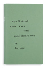 Wadada Leo Smith: notes (8 pieces)